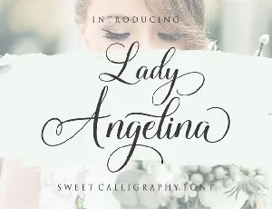 Lady Angelina Script Free Download font