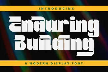 Enduring Building font