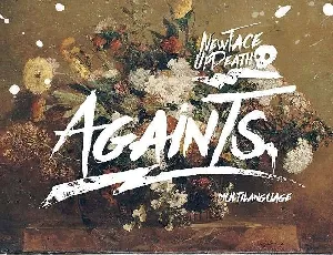 The Againts font