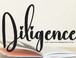 Diligence Script font