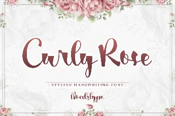 Curly Rose Demo font