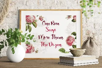 Curly Rose Demo font