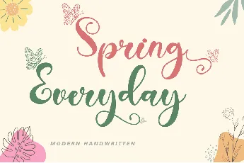 Spring Everyday font