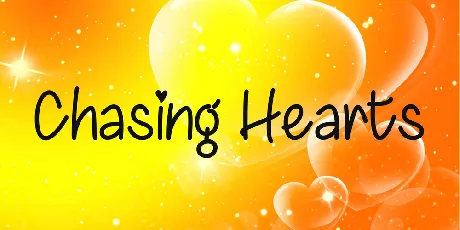 Chasing Hearts font