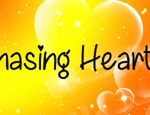 Chasing Hearts font