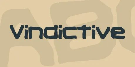 Vindictive font