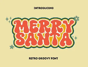 Merry Santa font