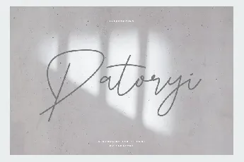 Patoryi font