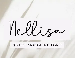 Nellisa font