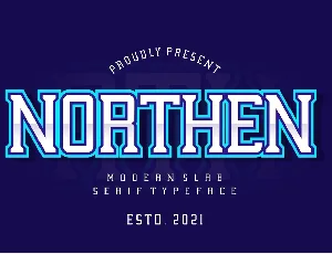 Northen Free font