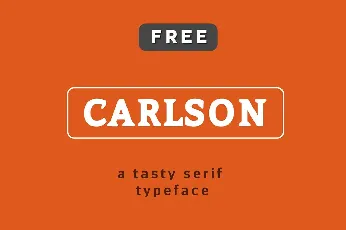 Carlson font