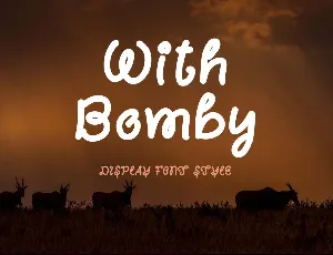 With Bomby Demo font