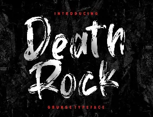 Death Rock font