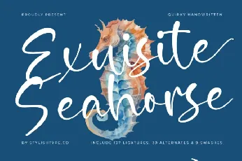 Exuisite Seahorse font