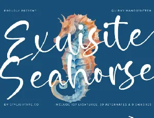 Exuisite Seahorse font