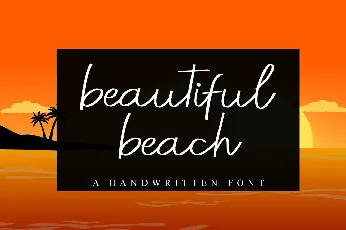 Beautiful Beach font