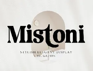 Mistoni font