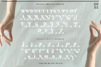 Evaline DEMO font