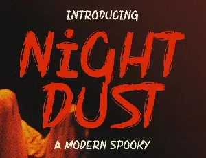 Night Dust font