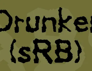 Drunker (sRB) font