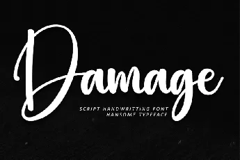 Damage Typeface font