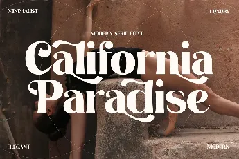 California Paradise font