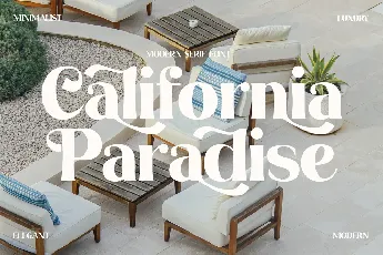 California Paradise font