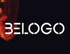 BELOGO Display font