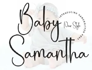Baby Samantha Script font
