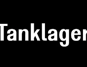 Tanklager font