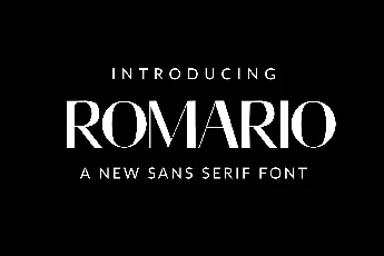 Romario font