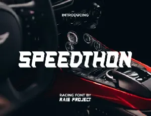 Speedthon font