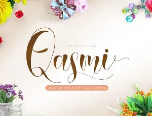 Qasmi Script Free font