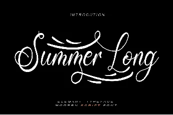 Summer Long font