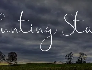 Hunting Star font