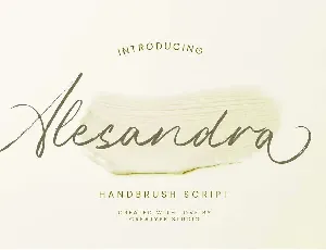 Alexandra Free font