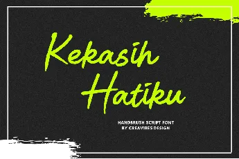 Kekasih Hatiku font