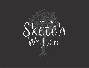 Sketch Written -demo font