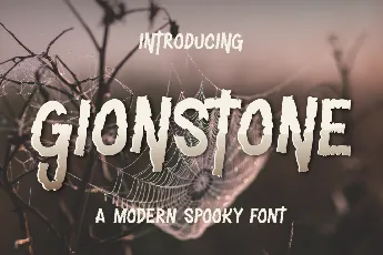 Gionstone font