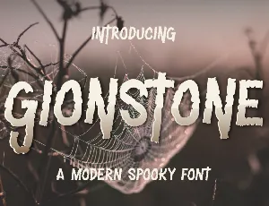 Gionstone font