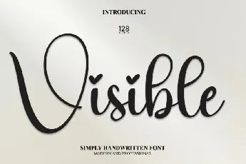 Visible Script font