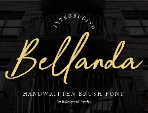 Bellanda font