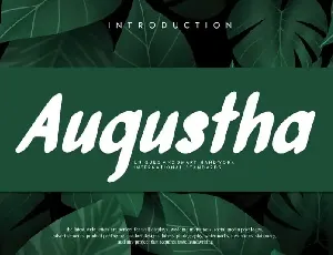 Augustha Display font