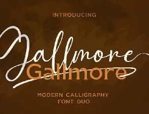 Gallmore Duo font