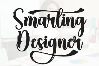 Smarting Designer Script font