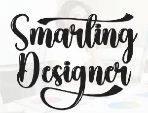 Smarting Designer Script font