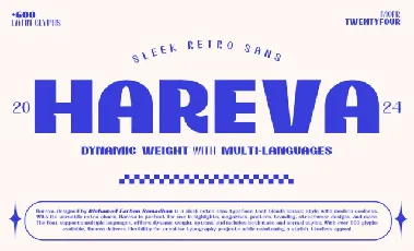 Hareva font