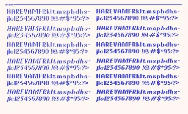 Hareva font