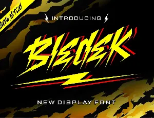 Bledek font