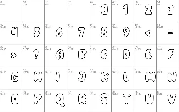 Wylon Outline - Demo font